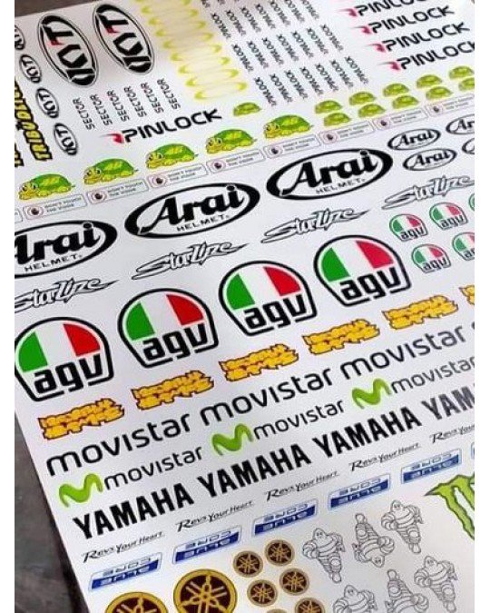 Jasa Cetak Water Slide Decal Ukuran A2 Dengan Tinta UV - Kertas Sablon UV